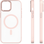 MAG CASE IP 13 TRANSPARENT PINK